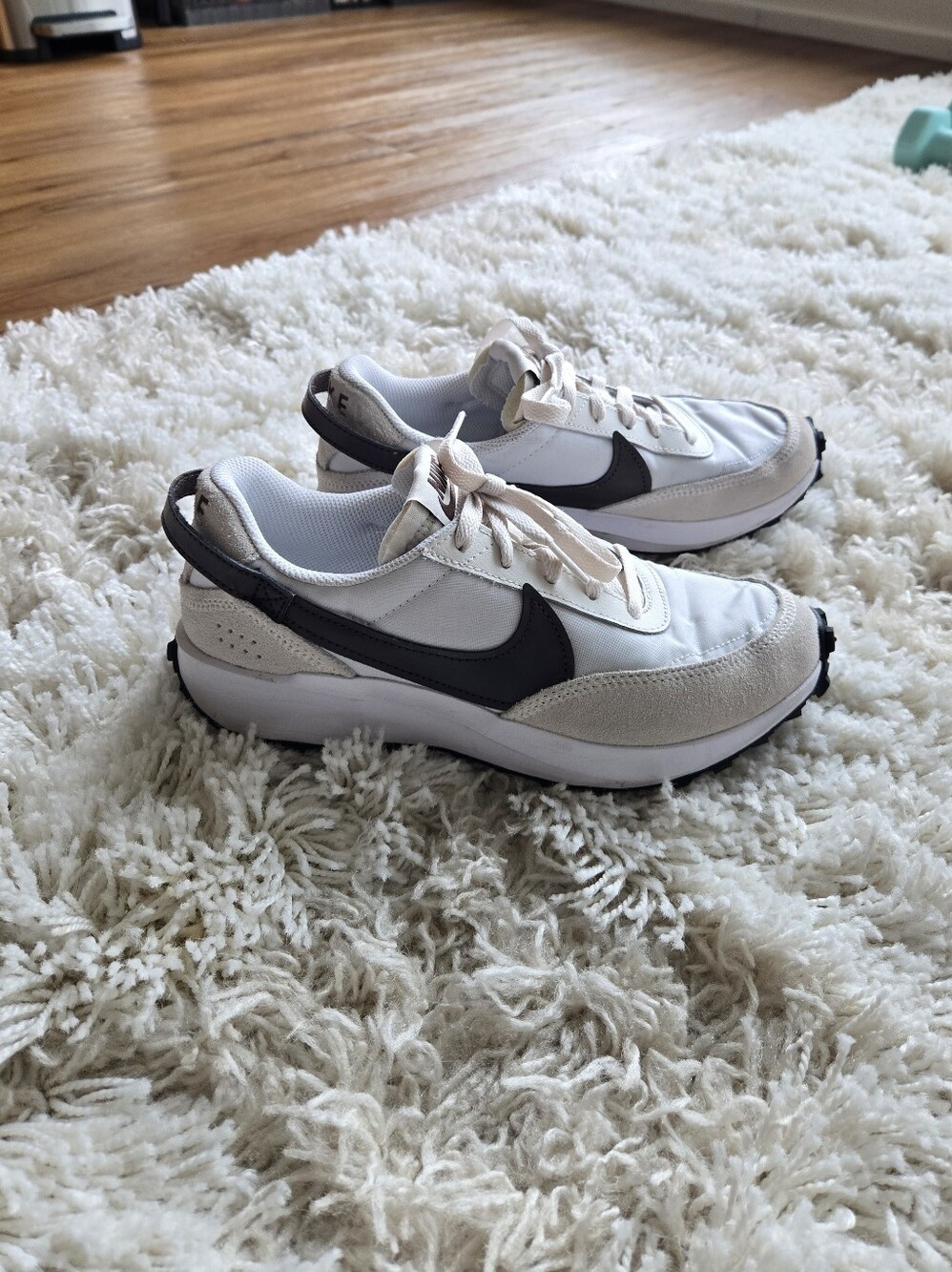 Nike Women's Waffle Debut Brown And Cream - Picture 3 of 7